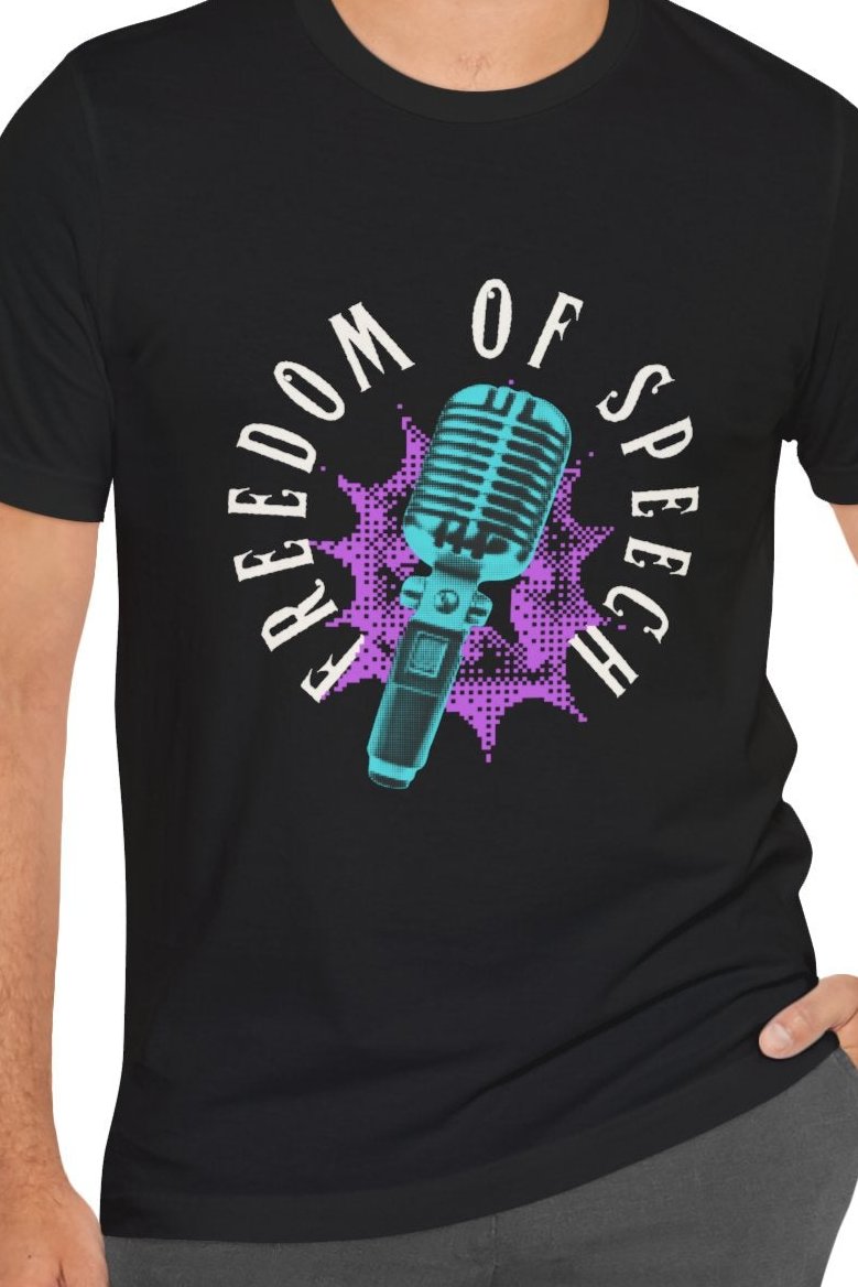 Freedom Of Speech Social Tee