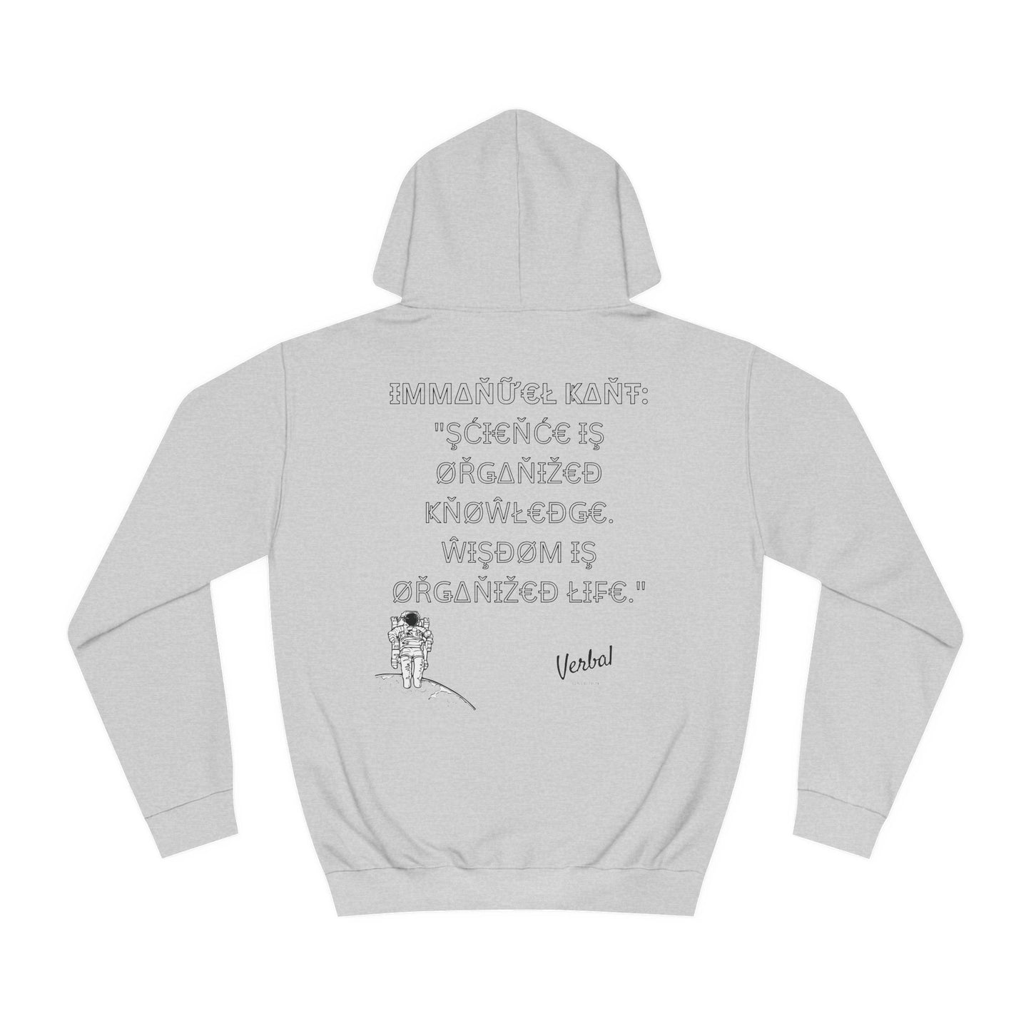 Immanuel Kant Wisdom Quote College Hoodie