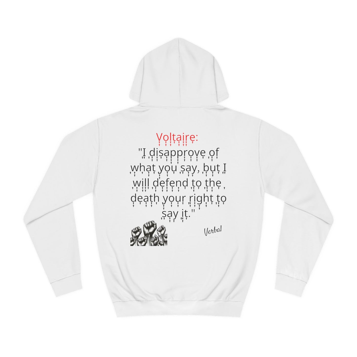 voltaire 18 Century - College Hoodie