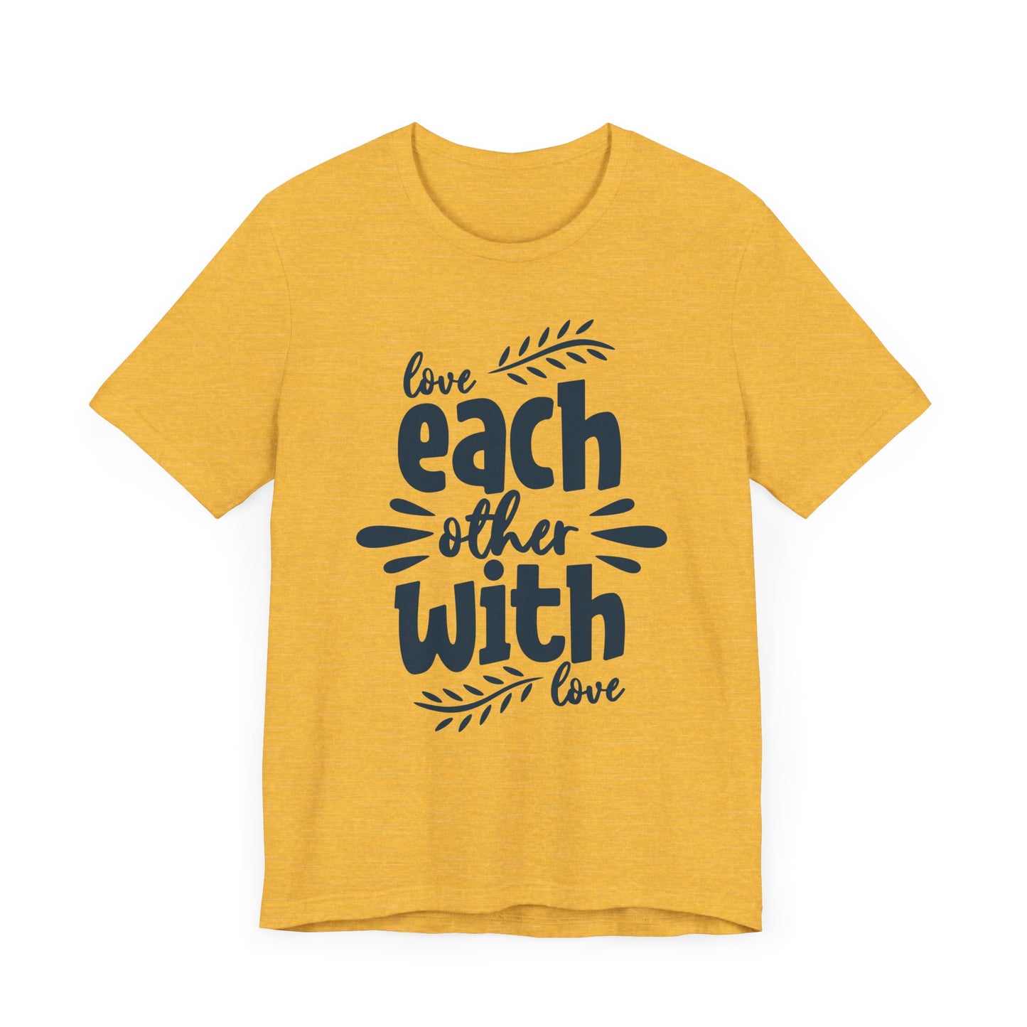 Love Each Other With Love Family Tee