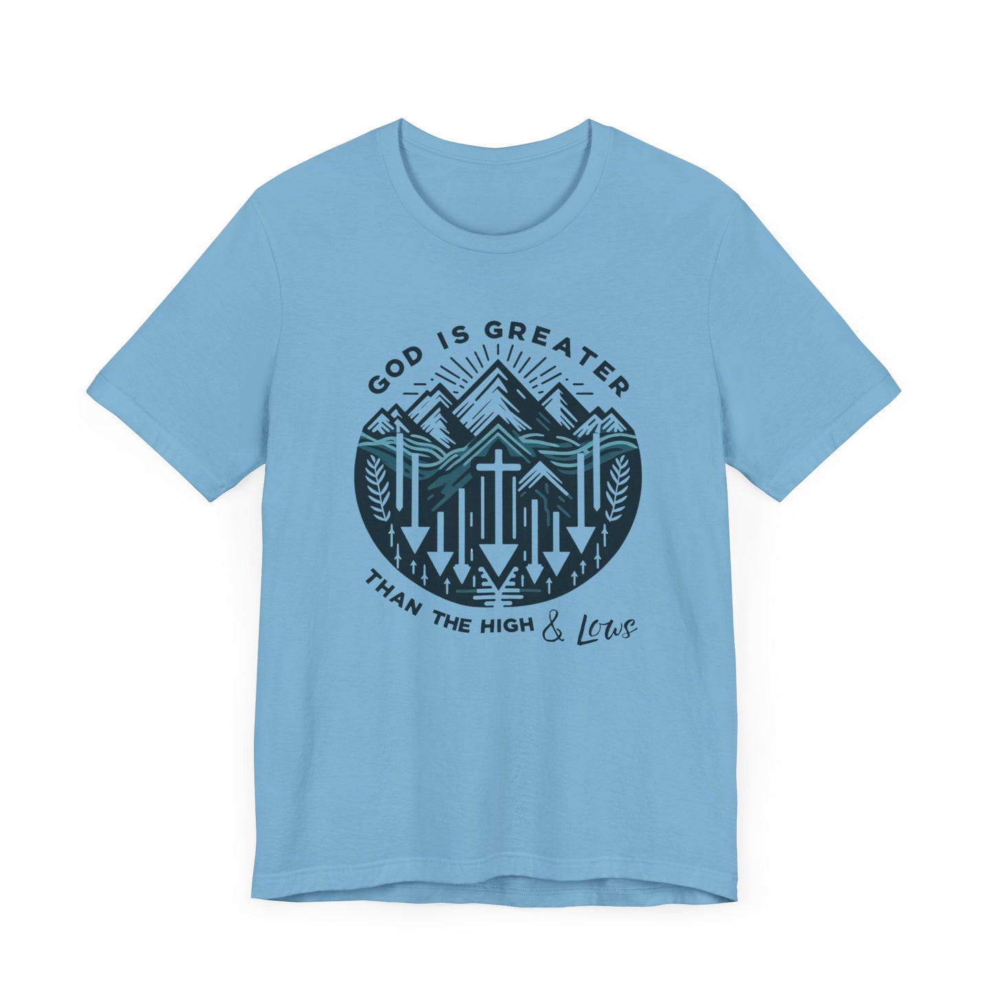 Christian Themed T-Shirt - God  Is Greater