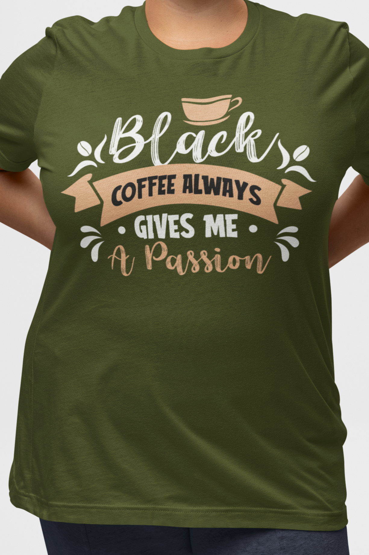 Black Coffee Always - Coffee Tee