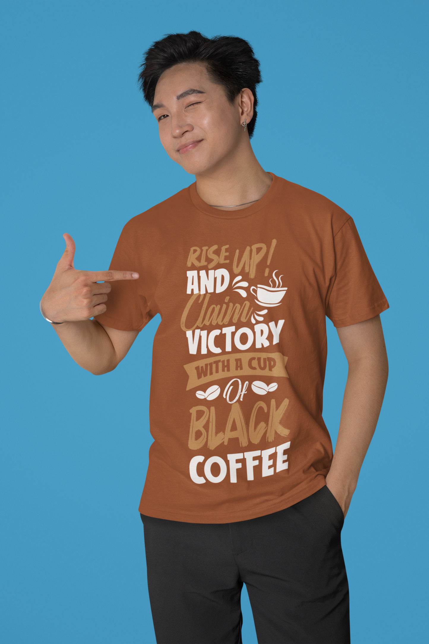 Rise Up And Claim Victory - Coffee Tee