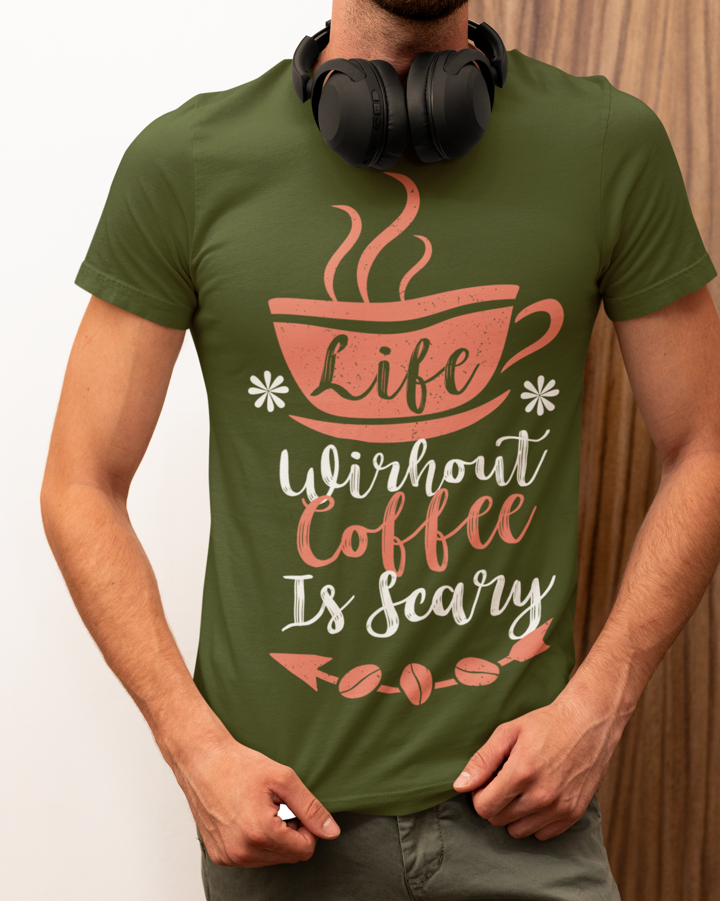 Life Without Coffee Is Scary -  Coffee Tee