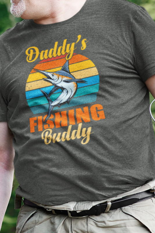 Daddy's Fishing Buddy - Fishing Hobby Tee