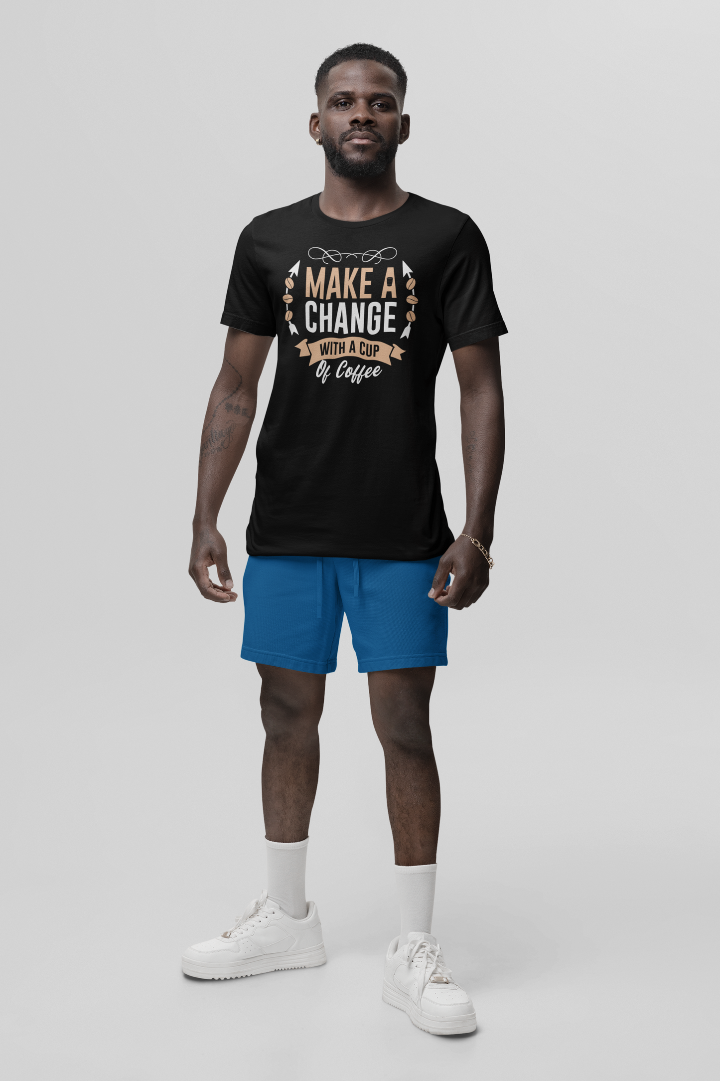 Make A Change - Coffee Tee