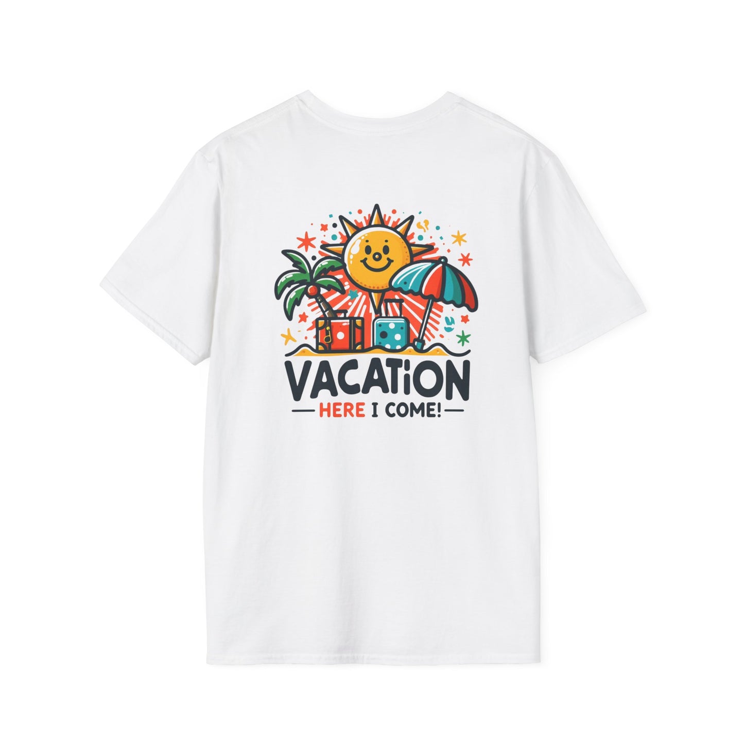 Vacation Here I Come - Travel Adventure Graphic Tee