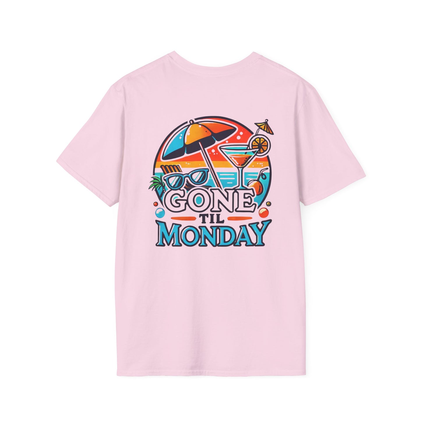 Gone Til Monday - Travel Adventure Graphic Tee