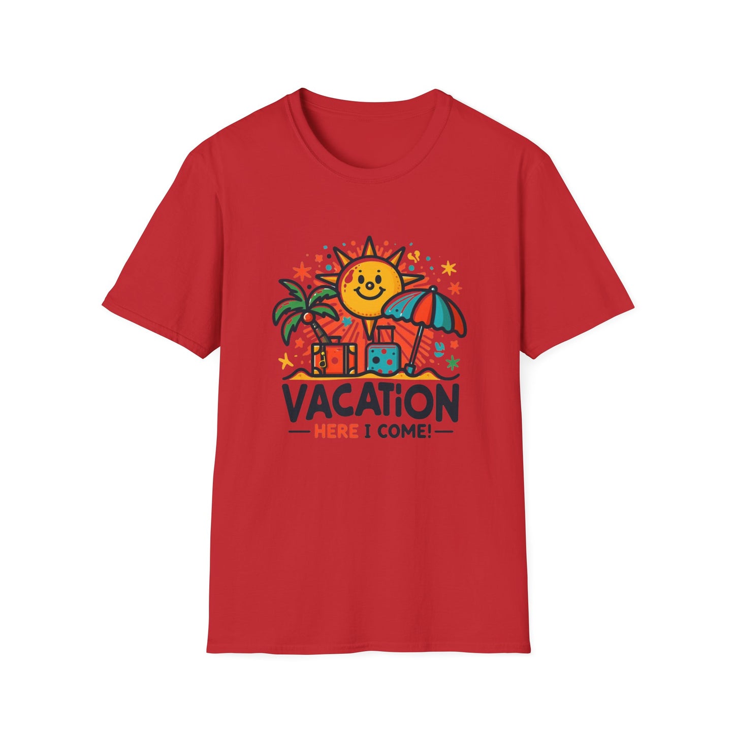 Vacation Here I Come - Travel Adventure Graphic Tee