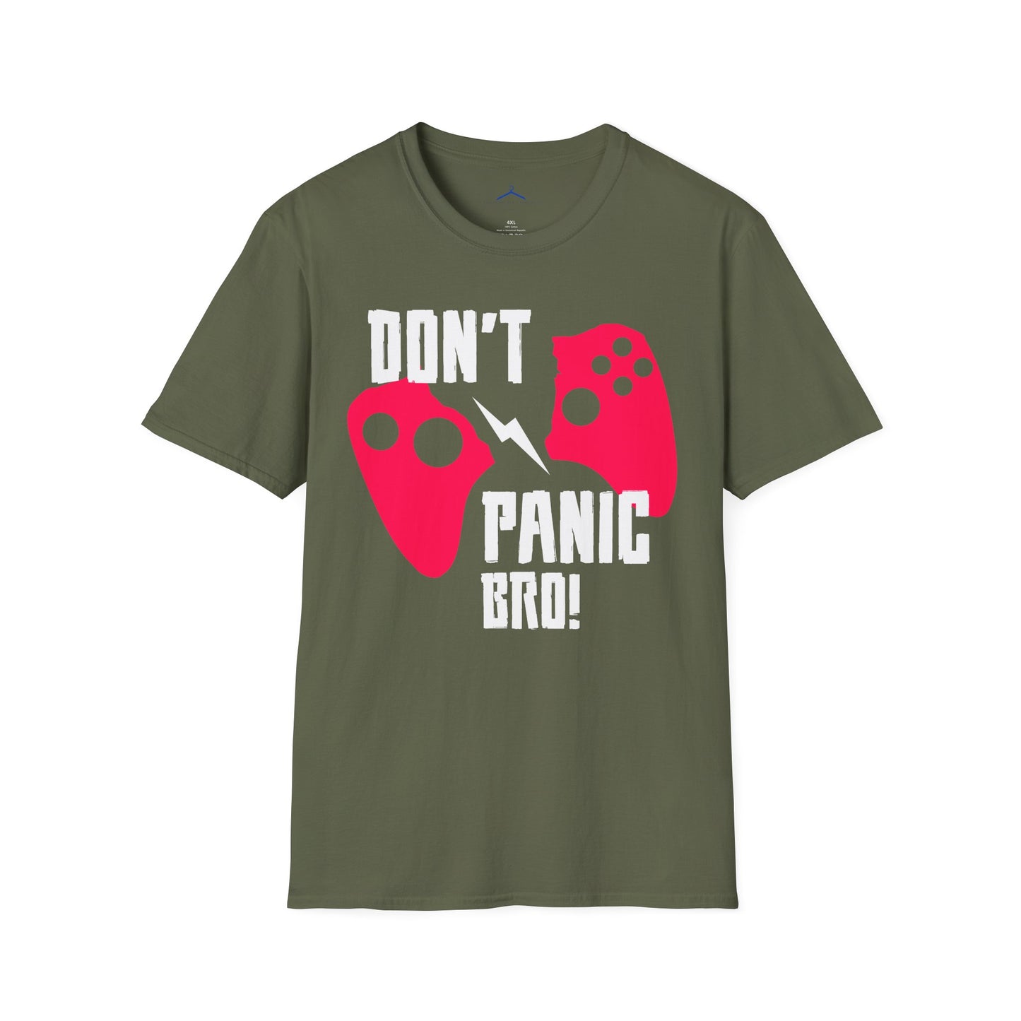 Don't Panic Bro Gamer Tee