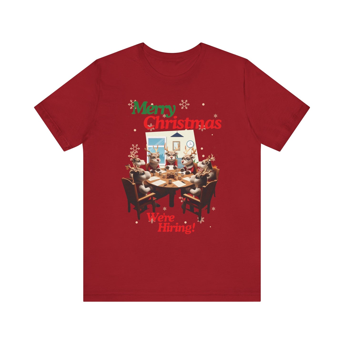 Christmas Elf We're Hiring - T-Shirt