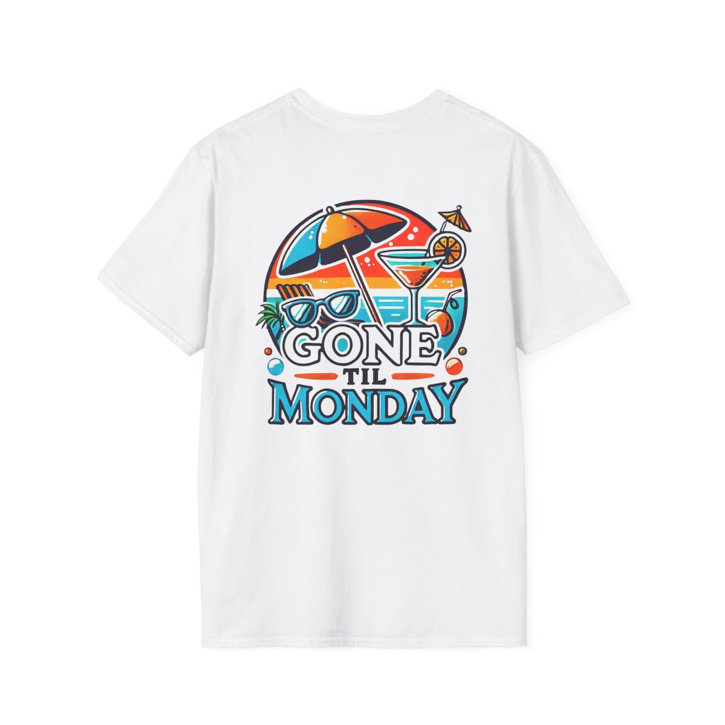 Gone Til Monday - Travel Adventure Graphic Tee