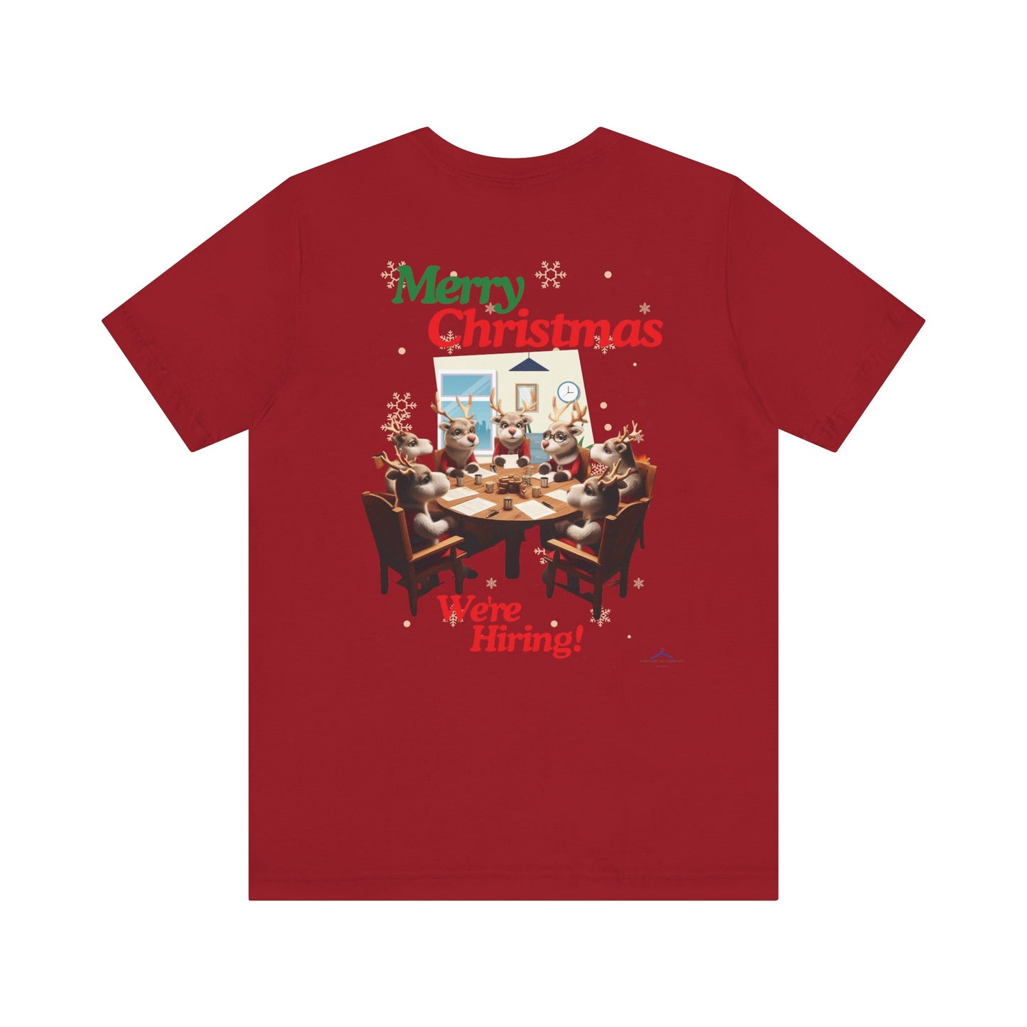 Christmas Elf We're Hiring - T-Shirt