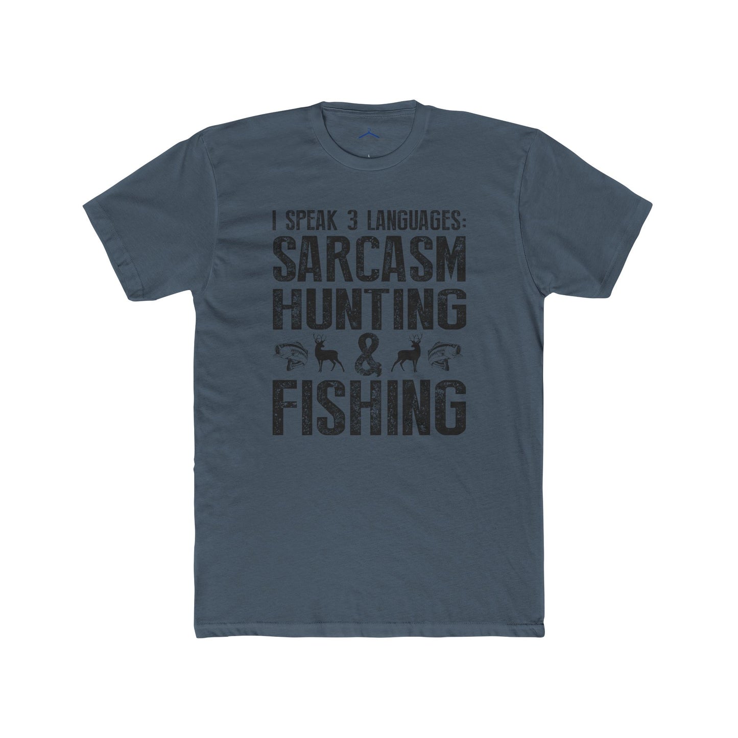 I speak 3 languages - Fishing Hobby Tee