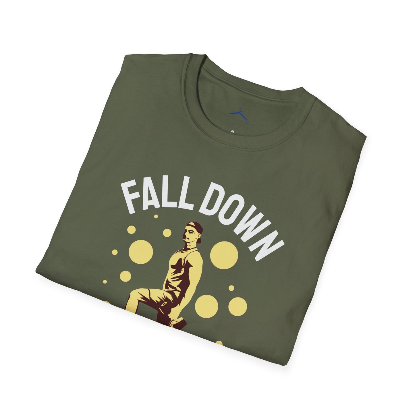 FALLDOWN Seven Times Get Up Eight Fitness T-Shirt