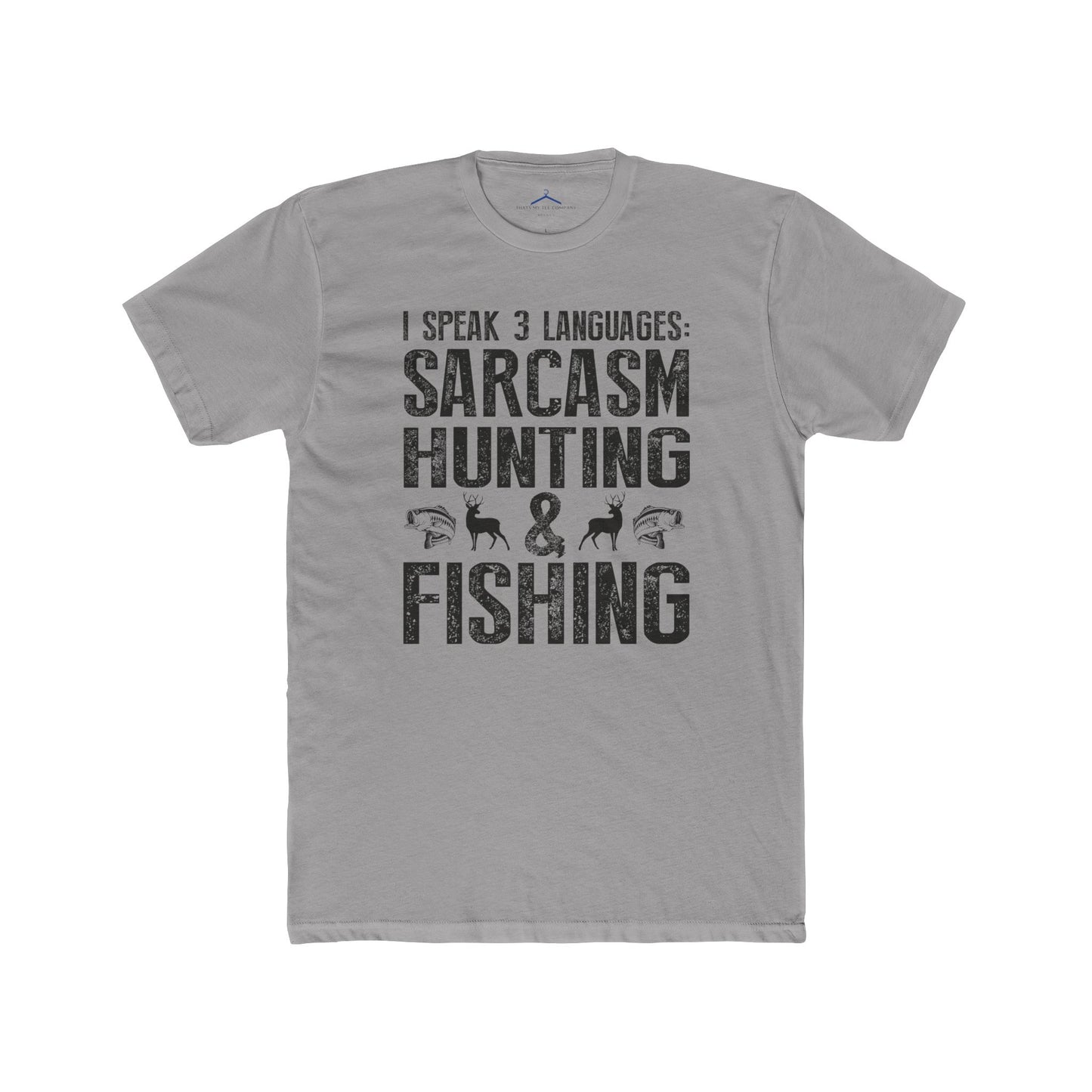 I speak 3 languages - Fishing Hobby Tee