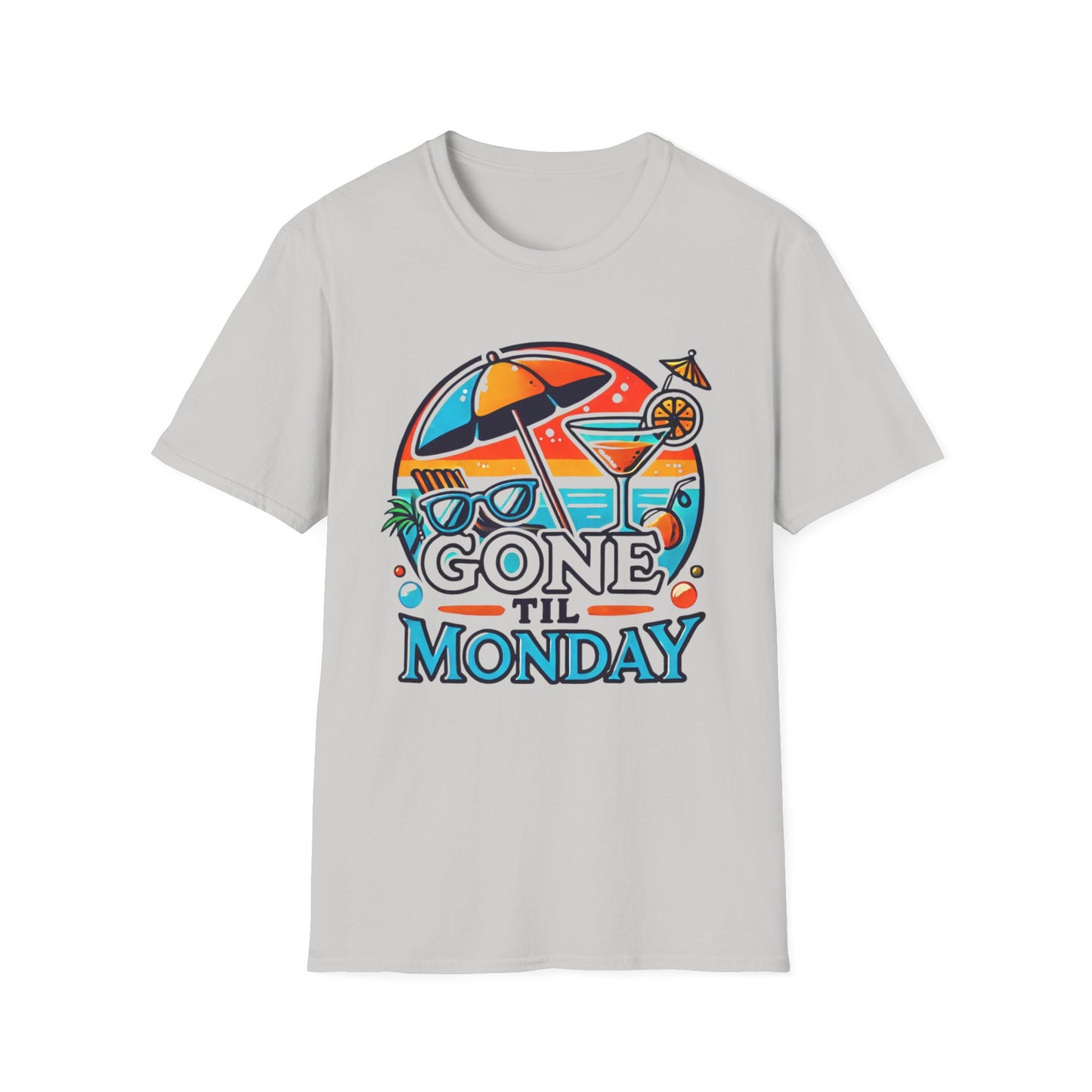 Gone Til Monday - Travel Adventure Graphic Tee