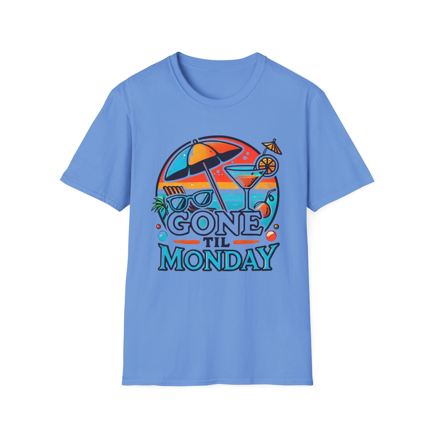 Gone Til Monday - Travel Adventure Graphic Tee