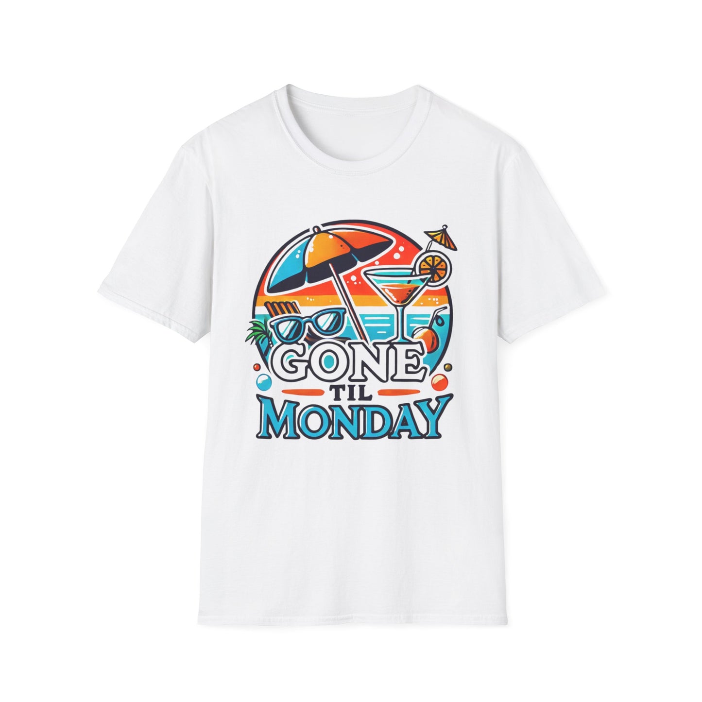 Gone Til Monday - Travel Adventure Graphic Tee