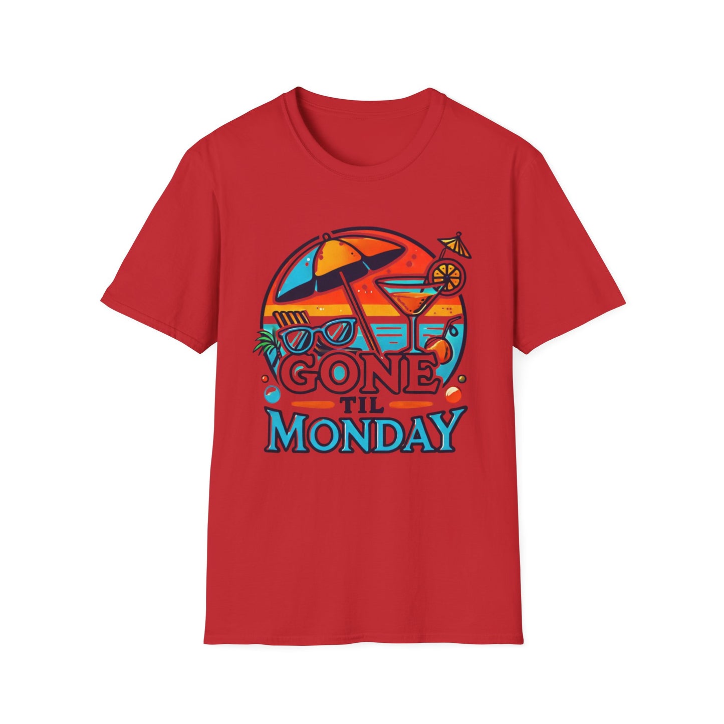 Gone Til Monday - Travel Adventure Graphic Tee