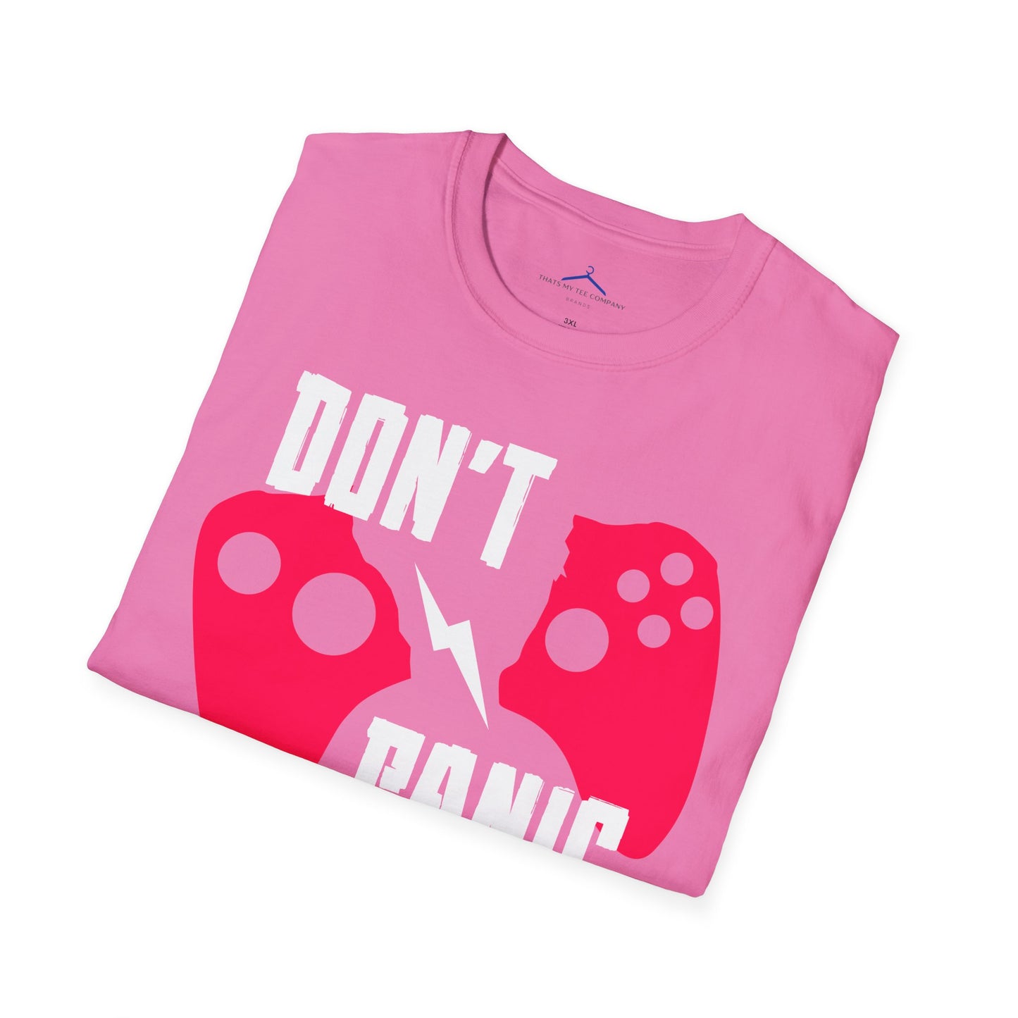 Don't Panic Bro Gamer Tee