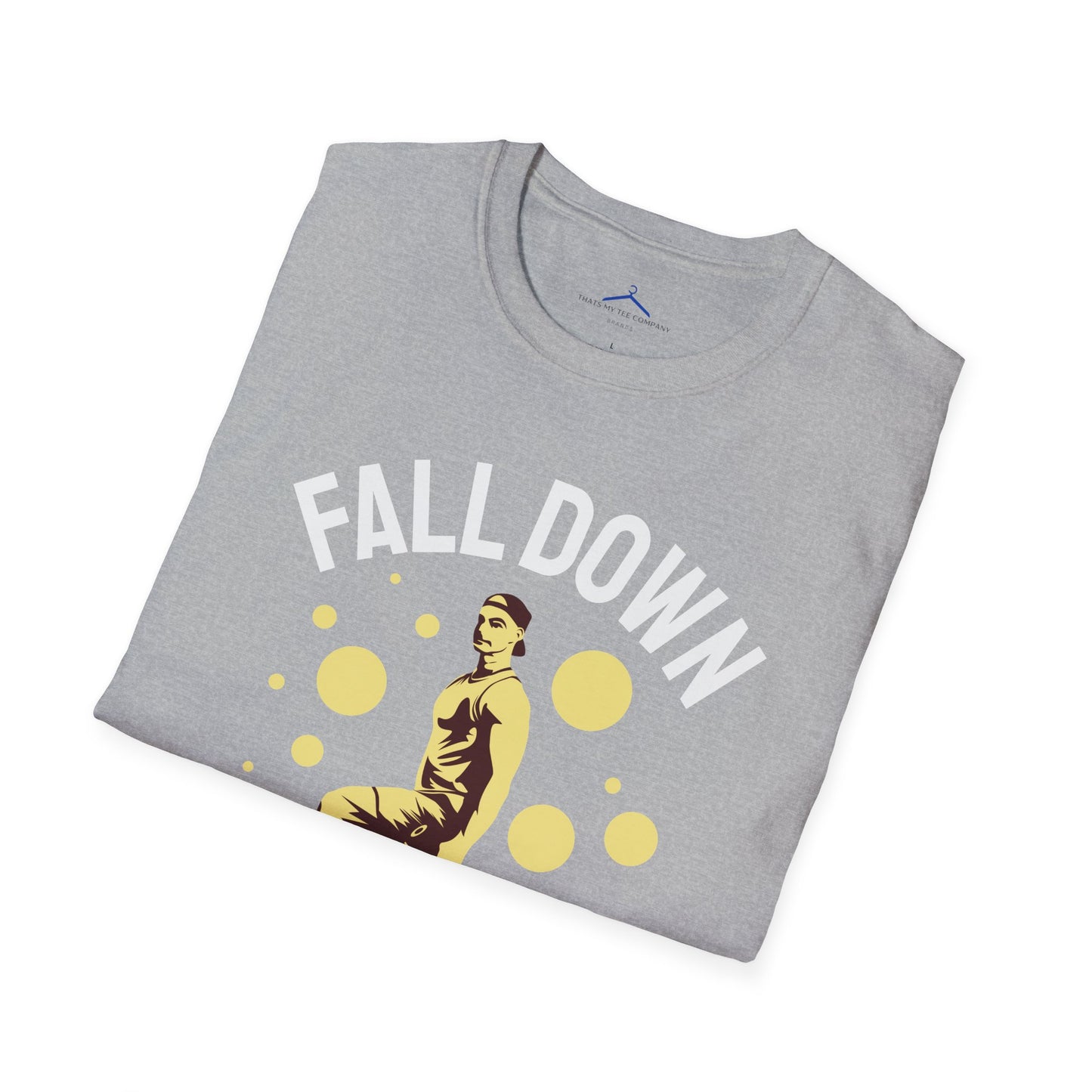 FALLDOWN Seven Times Get Up Eight Fitness T-Shirt