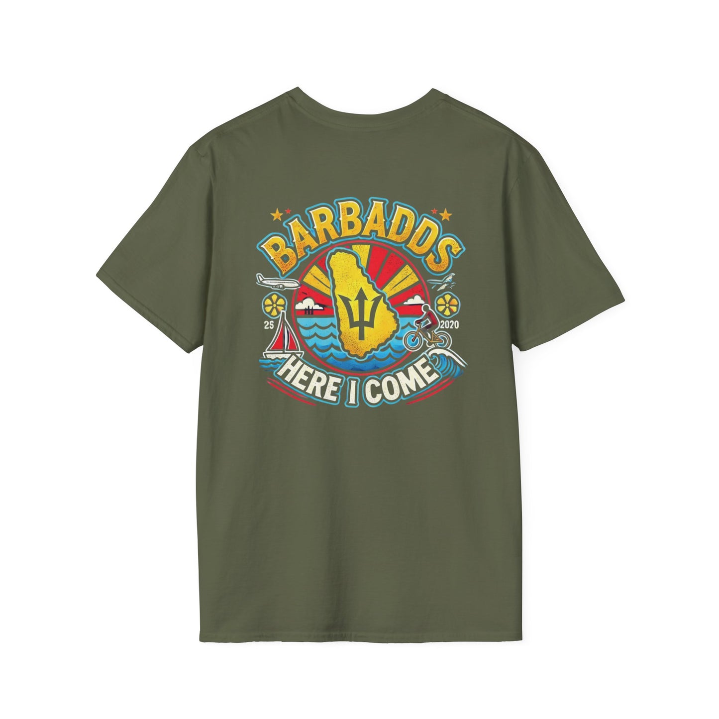 Barbados Here I Come - Travel Adventure Graphic Tee